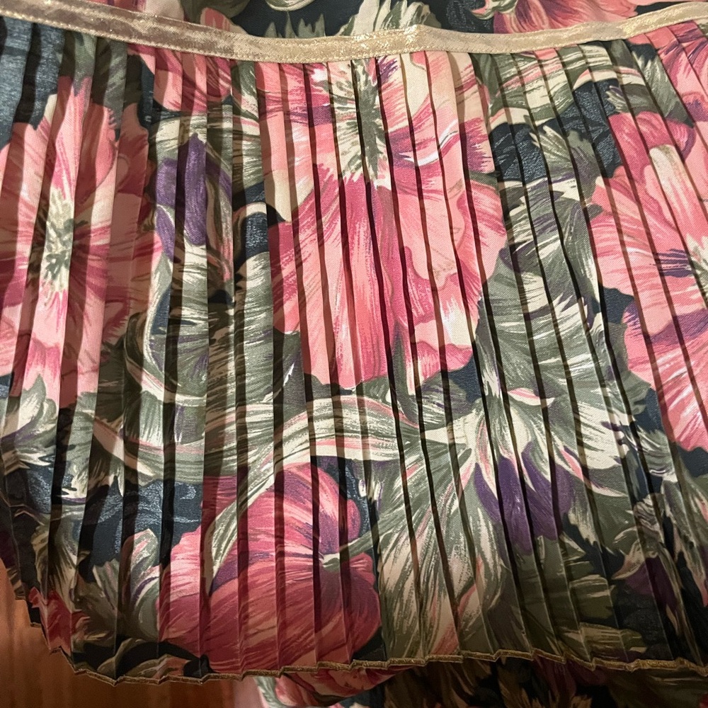 Floral Patterned / Antique Shower curtain/ Firm Price